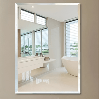 Nice กระจกเงาไม่มีกรอบ ทรงเหลี่ยม รุ่น JLLS003 ขนาด 60x80 ซม. สีใส