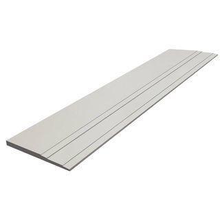 ดูร่าวัน ไม้เชิงชาย รุ่นทวิน 2.4x23x300 ซม. สีซีเมนต์