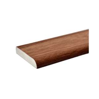 GREAT WOOD ไม้มอบ PVC  FCM-0406A (CH02) 40X18x2700มม. สีเชอร์รี่