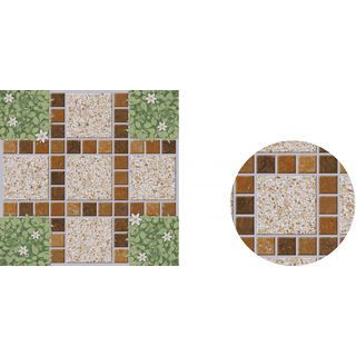 Marbella กระเบื้องเซรามิคปูพื้น 16x16 นิ้ว รุ่น สวนดอกไม้ ZYG36 Matt (12P)