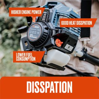 SENIX เครื่องตัดหญ้าก้านตรง 4 จังหวะ 2.25 แรงม้า รุ่น GTBCU4QL-H-EU สีน้ำเงิน - ดำ