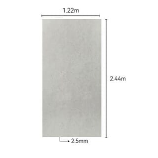 GREAT WOOD บอร์ด SPC ลายหินอ่อนเคลือบ UV รุ่นJF122025-UV-W18 Size122x244x0.25cm. ลายหินอ่อน