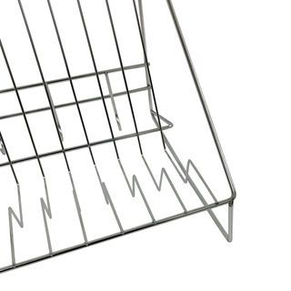 CLOSE ชั้นคว่ำจานติดผนัง SUS304 ขนาด 80 ซม. HECTOR-80 สีเงิน