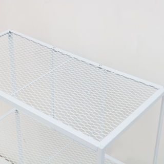 DELICATO ชั้นวางของเหล็ก 3 ชั้น รุ่น EVA3 ขนาด 60x30x80 ซม. สีขาว