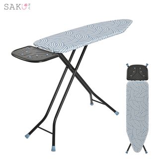 SAKU โต๊ะรีดผ้าแบบยืนรีด 4 ระดับ JUMBO รุ่น PRY1548HZ-25 ขนาด 38x122x90.5ซม. สีฟ้า