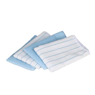 Kleanzy ผ้าเช็ดทำความสะอาด พิมพ์ลาย 4 ชิ้น ขนาด 40x40 ซม. รุ่น TG59736 คละสี