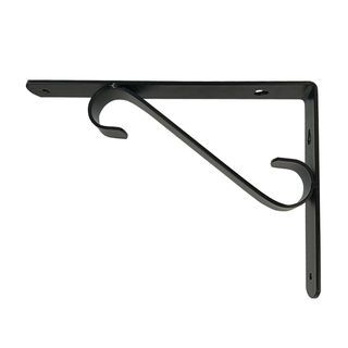 DELICATO ฉากรับชั้นเหล็ก รุ่นTJ-2005 ขนาด25x17x3ซม.  สีดำ