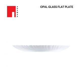 ADAMAS จานโอปอล 9.5” LIGHT950 สีขาว