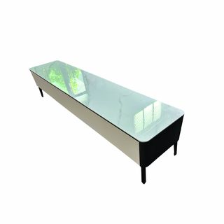 DELICATO ตู้วางทีวี รุ่น NOVA ขนาด 200x40x42 ซม. สีดำ-เทา 