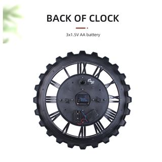 COZY นาฬิกาแขวนผนัง  รุ่น CEASAR  ขนาด 50x50x7 ซม. สีดำ