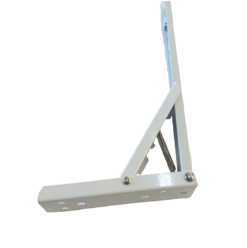 ฉากรับชั้นเหล็ก 14 AWM-ZJ008 34*13.3*3.2cm สีขาว