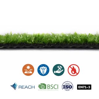 POLLO หญ้าเทียมตกแต่ง รุ่นGreenland-S714 ขนาด7มม. กว้าง1เมตร x ยาว4 เมตร สีเขียวอ่อน 