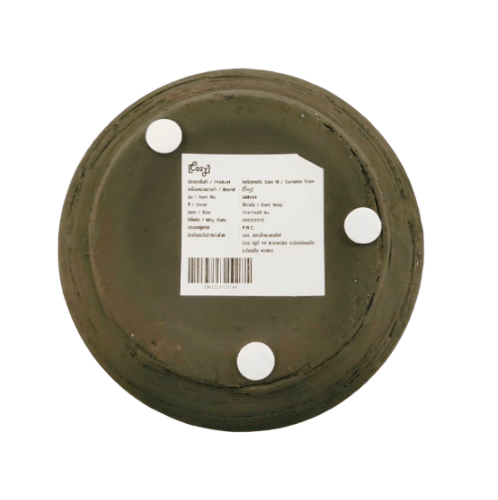 COZY แจกันตกแต่ง Size M QM044 สีเทาเข้ม