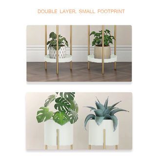 DELICATO ชั้นวางกระถางต้นไม้ รุ่น TY03WT   ขนาด 23*23*75.5ซม.   สีขาว