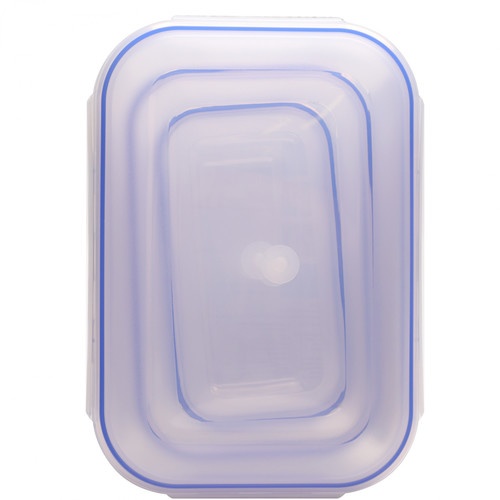 GOME  ชุดกล่องถนอมอาหารพลาสติกทรงเหลี่ยม 580ML/1300ML/2500ML 3 ชิ้น/แพ็ค EYYZ12 สีน้ำเงิน