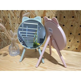 USUPSO กระจกตั้งโต๊ะ 3 ขาทรงหมี ขนาด 23x3x15.5 (#AB)