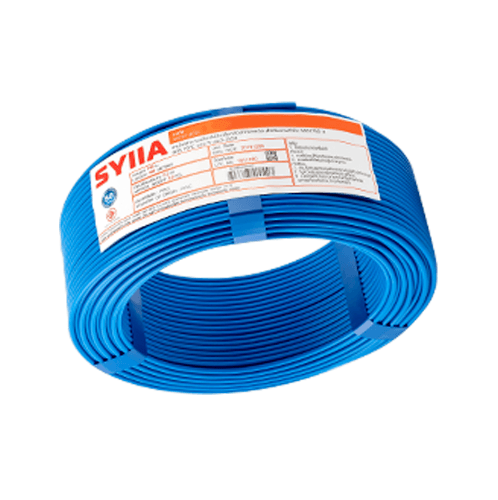 SYLLA สายไฟ 60227 IEC01 THW 1x2.5 Sq.mm.100m.สีฟ้า