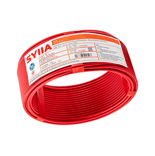 SYLLA สายไฟ 60227 IEC01 THW 1x2.5 Sq.mm.30m.สีแดง