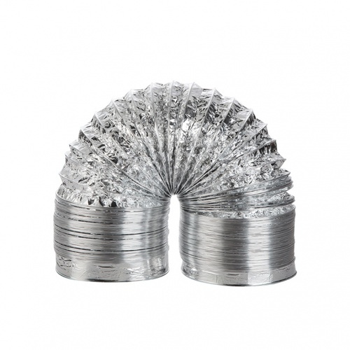 CLOSE ท่อนำอากาศ 5 นิ้ว (120มม.) ยาว 5เมตร  THOR สีโครเมี่ยม