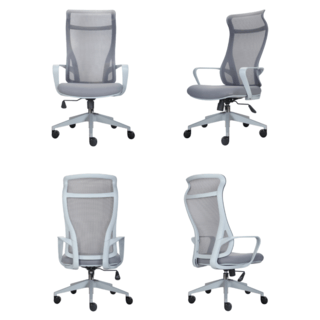 SMITH เก้าอี้สำนักงาน HIGH BACK รุ่น GOHAN -05 ขนาด 61x64x115-124 ซม. สีเทา
