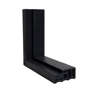 LWD วงกบไม้สังเคราะห์ LeoFrame Premium Lite ขนาด (44/100)มม.x70x200ซม. สีแบล็คโอ๊ค