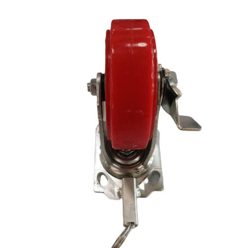 KAMPER ลูกล้อโพลียูรีเทน (PU) แป้นหมุน - มีเบรค รุ่น 1014-152B