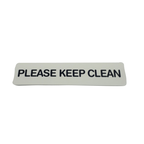 ป้ายPP (PLEASE KEEP CLEAN) SGB1103-18 ขนาด 16x4 ซม.