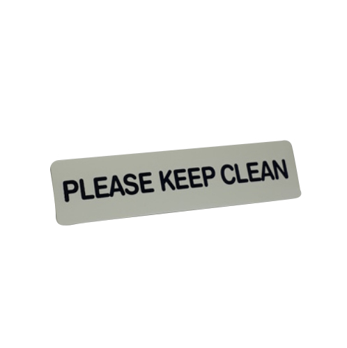 ป้ายPP (PLEASE KEEP CLEAN) SGB1103-18 ขนาด 16x4 ซม.