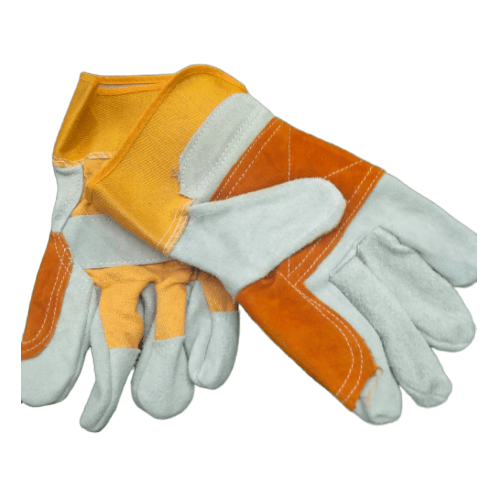 Protx ถุงมือหนัง  รุ่น JR-WG012 ขนาด 10.5 นิ้ว สีน้ำตาล-เหลือง