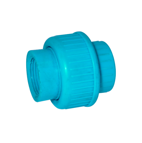 ដំណបំពង់ទីប UnionPVC ពណ៌ទឹកសមុទ្រ 1/2(U-PVC)