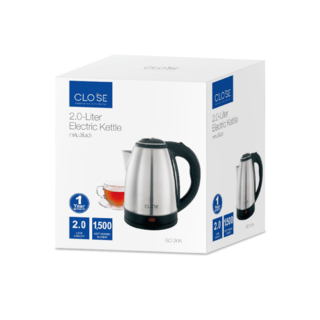 CLOSE กาต้มน้ำไฟฟ้า SC-20A  2.0L ลิตร สีดำ