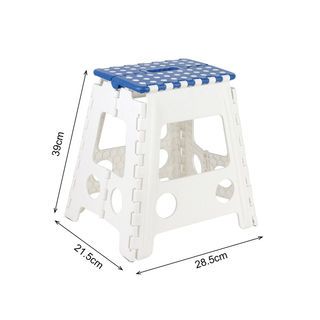 GOME เก้าอี้พลาสติกพับได้ รุ่น Jivin ขนาด 28.5x21.5x39 ซม. สีขาว