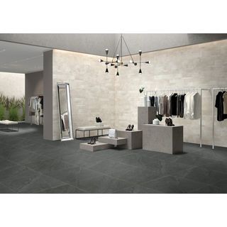 La Arezza กระเบื้องพอร์ซเลน 60X60  Lofta   ซาฮาล่า แบล็ค  G6004 Matt (4P) Random