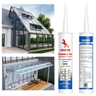 JUHUAN ซิลิโคน ซีลแลนท์ ไร้กรด N10 300 มล. สีใส