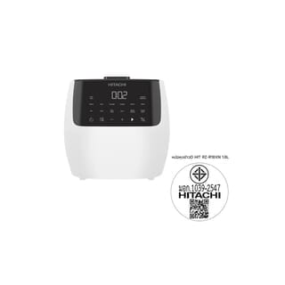 HITACHI หม้อหุงข้าวดิจิตอล ขนาด 1.8 ลิตร รุ่น  RZ-R18XN สีขาว