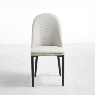 (1/2)PULITO  เก้าอี้รับประทานอาหาร รุ่่น DOTTIE-CWT ขนาด 55x50x89 ซม. สีครีม