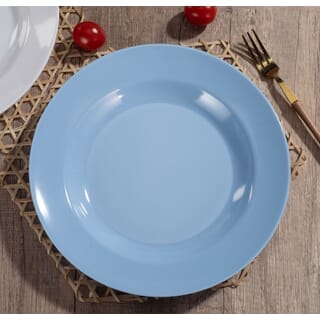 ADAMAS จานเมลามีน 8 นิ้ว สีฟ้า PONY-BL