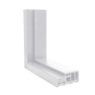 LWD วงกบไม้สังเคราะห์ LeoFrame Premium Lite ขนาด (44/100)มม.x70x200ซม. สีขาว