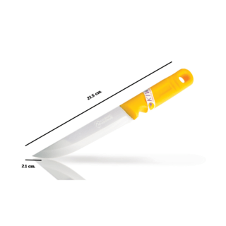 KIWI มีดปอก ด้ามพลาสติกสีเหลือง ปลายแหลม 5 นิ้ว