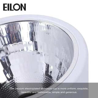 EILON โคมดาวน์ไลท์แบบทาวเวอร์หน้ากลม 4นิ้ว E27 รุ่น YDE04005S-WH สีขาว (โคมเปล่า)