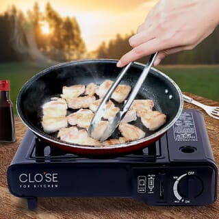 CLOSE เตาแก๊สพกพา 1 หัวเตา TRIUMPH สีดำ