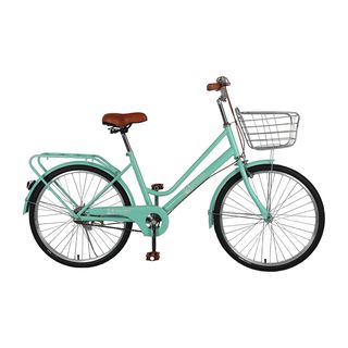  FORTEM จักรยานแม่บ้านตะกร้าเหล็ก รุ่นDAWN-07 ขนาด 24นิ้ว สีเขียว