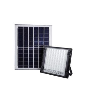 JD โคมไฟสปอร์ตไลท์โซลาร์เซลล์ 60W พร้อมรีโมท รุ่นJDTGD-8860W+รีโมท IP65 แสงวอร์มไวท์
