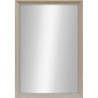 Nice กระจกมีกรอบทรงเหลี่ยม (PS) รุ่น มิเอะ ขนาด 40x60 ซม. สีขาว 