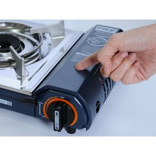 FIGTHER เตาพกพา NAVY สีน้ำเงิน