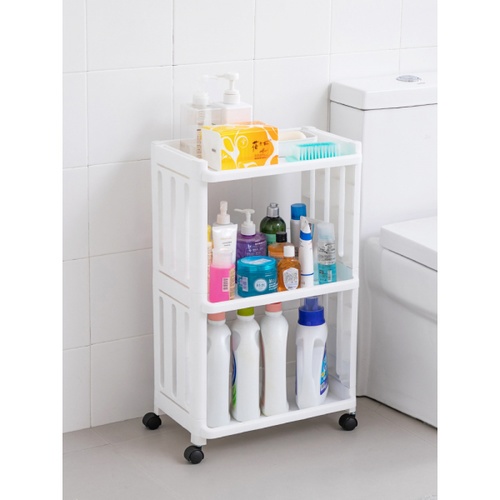 GOME ชั้นวางอเนกประสงค์ 3ชั้น BANO HXG0001 ขนาด 40x24.5x65 ซม. สีขาว