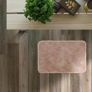 COZY พรมเช็ดเท้าขนนุ่ม รุ่น LOBBY-04 ขนาด 40× 60× 2.5ซม. สีชมพู