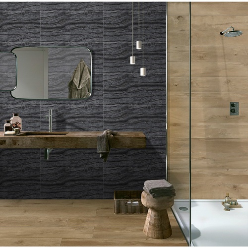 กระเบื้องพอร์ซเลน   60x120 ซม.  รุ่นเมอคิวรี DGD1260018 (2P/1.44 ตร.ม.) Hi-gloss Random