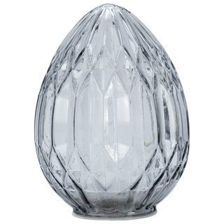 COZY เทียน LED รูปทรงไข่ รุ่น EASTER-GY ขนาด 14x14x19ซม. สีเทา