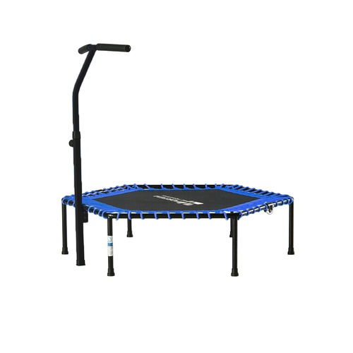 4TEM แทมโพลีน พร้อมที่จับรูปตัว T รุ่น NYE  ขนาด 127x127x30 ซม. สีน้ำเงิน